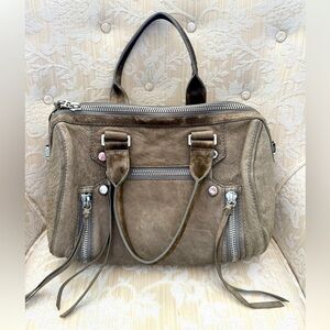 Botkier Logan Leather Duffel Speedy Tote Boston Bag